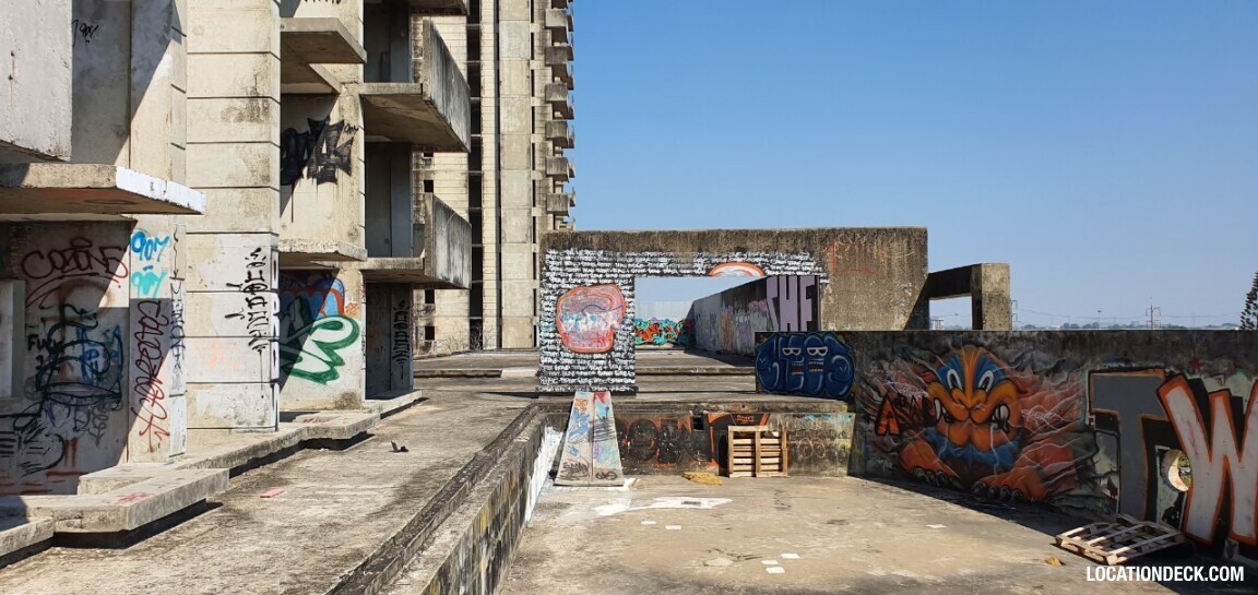 Muang Thong Thani Abandoned Building - Nonthaburi, Thailand Filming Location