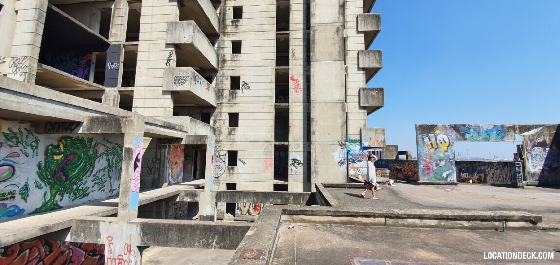 Muang Thong Thani Abandoned Building - Nonthaburi, Thailand Filming Location