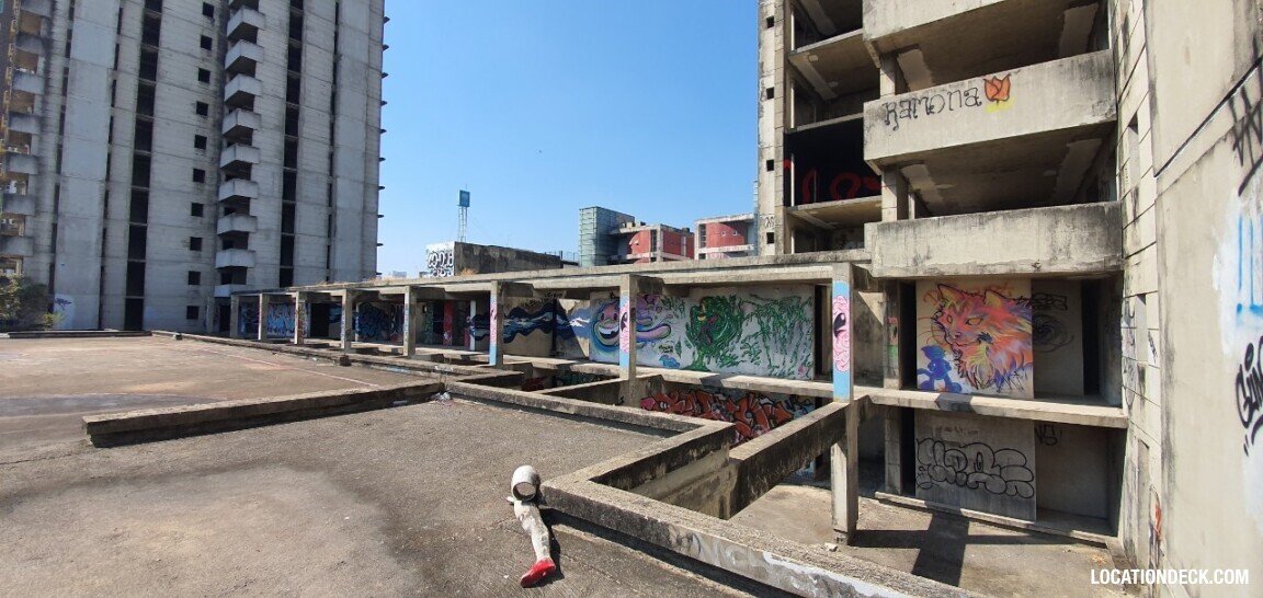 Muang Thong Thani Abandoned Building - Nonthaburi, Thailand Filming Location