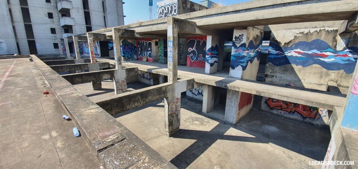 Muang Thong Thani Abandoned Building - Nonthaburi, Thailand Filming Location